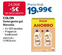 Costco Colon detergente gel marsella oferta