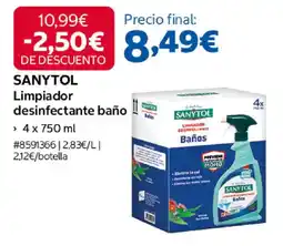 Costco Sanytol limpiador desinfectante baño oferta