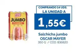 Dialsur Cash & Carry Oscar Mayer salchicha jumbo oferta