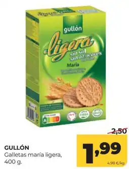 Alimerka Gullón galletas maría ligera oferta