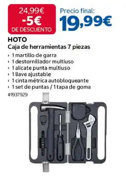 Costco HOTO caja de herramientas 7 piezas oferta