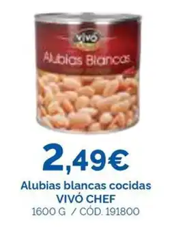 Dialsur Cash & Carry Vivó Chef alubias blancas cocidas oferta