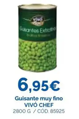 Dialsur Cash & Carry VIVÓ CHEF guisante muy fino oferta
