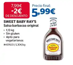 Costco sweet baby ray's salsa barbacoa original oferta