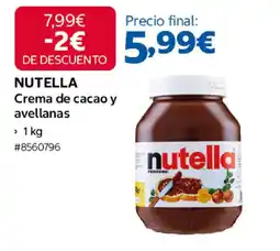 Costco nutella crema de cacao y avellanas oferta