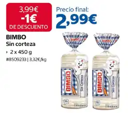 Costco Bimbo sin corteza oferta
