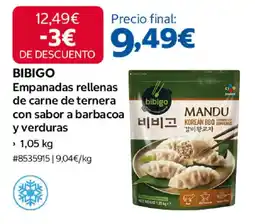 Costco Bibigo empanadas rellenas de carne de ternera con sabor a barbacoa y verduras oferta