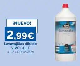 Dialsur Cash & Carry Vivó Chef lavavajillas diluido oferta