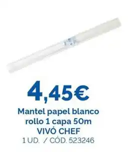 Dialsur Cash & Carry Vivó Chef mantel papel blanco oferta