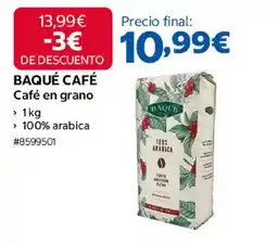 Costco Baqué café café en grano oferta