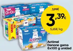 FROIZ Actimel Danone gama oferta