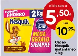 FROIZ Nesquik cacao instantáneo oferta