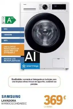 E.Leclerc Samsung lavadora ww90cgc04daeec oferta