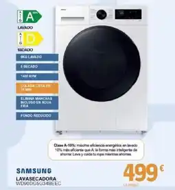 E.Leclerc Samsung lavasecadora wd90dg5g34beec oferta