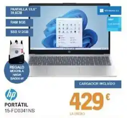 E.Leclerc hp portátil 15-fd0341ns oferta