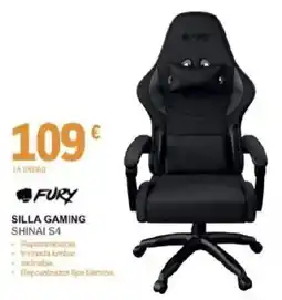 E.Leclerc Fury silla gaming shinai s4 oferta