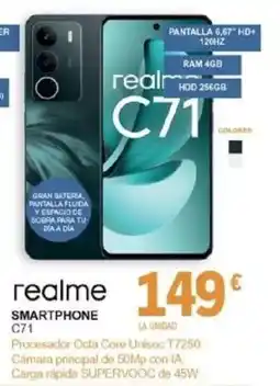 E.Leclerc realme smartphone c71 oferta