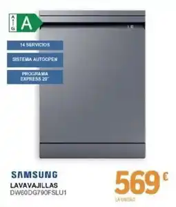 E.Leclerc Samsung lavavajillas dw60dg790fslu1 oferta