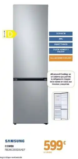 E.Leclerc Samsung combi rb38c603dsaef oferta