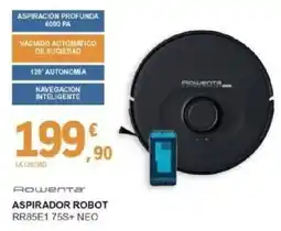 E.Leclerc Rowenta aspirador robot rr85e1 75s+ neo oferta