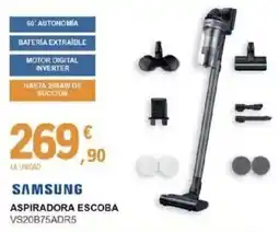 E.Leclerc Samsung aspiradora escoba vs20b75adr5 oferta