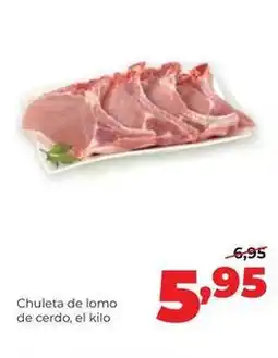 Alimerka Chuleta de lomo de cerdo oferta