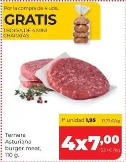Alimerka Asturiana - ternera burger meat oferta