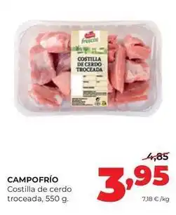 Alimerka Campofrío - costilla de cerdo troceada oferta