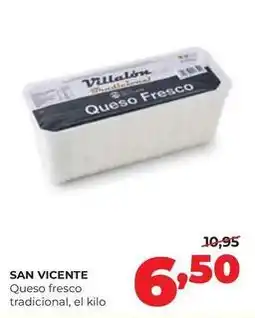 Alimerka San vicente - queso fresco tradicional oferta