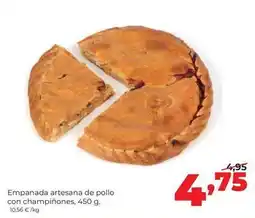 Alimerka Empanada artesana de pollo con champinones oferta