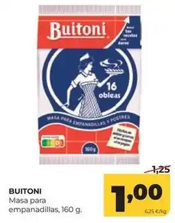 Alimerka Buitoni - masa para empanadillas oferta