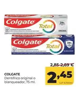 Alimerka Colgate - dentífrico original o blanqueador oferta