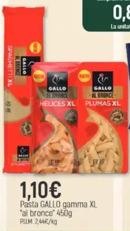 Coaliment Gallo pasta gamma xl al bronce oferta