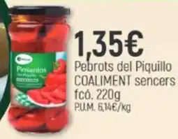 Coaliment Coaliment pebrots del piquillo oferta