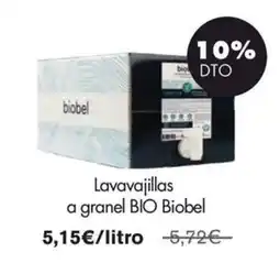 NaturaSí biobel lavavajillas a granel bio oferta