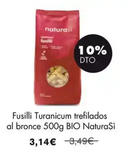 NaturaSí NaturaSi fusilli turanicum trefilados al bronce oferta