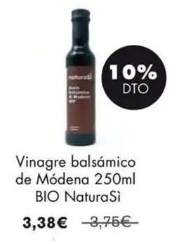 NaturaSí NaturaSi vinagre balsámico de Módena oferta