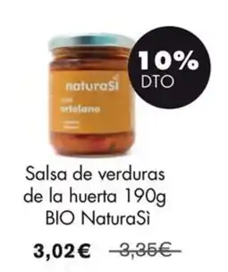 NaturaSí NaturaSi salsa ortolano oferta