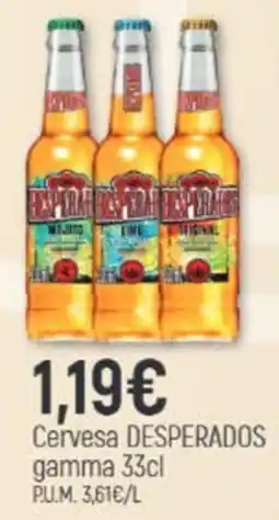 Coaliment Cervesa DESPERADOS gamma oferta