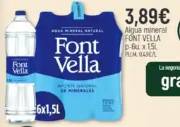 Coaliment Font Vella agua mineral natural oferta