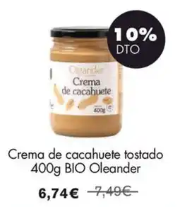 NaturaSí Oleander crema de cacahuete tostado oferta