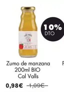 NaturaSí Cal Valls zumo de manzana oferta