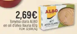 Coaliment Albo tonyina clara oferta