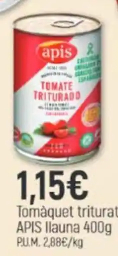 Coaliment Apis tomàquet triturat oferta