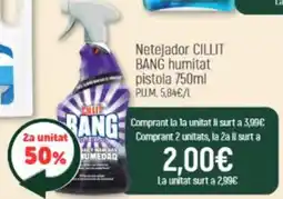 Coaliment Cillit bang humitat pistola oferta