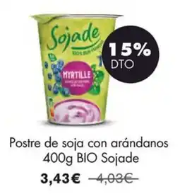 NaturaSí Sojade postre de soja con arándanos oferta