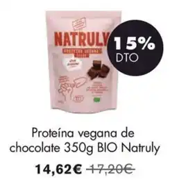 NaturaSí Natruly proteína vegana de chocolate oferta