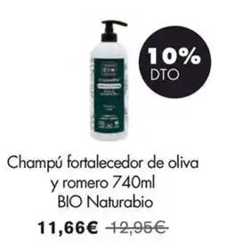 NaturaSí BIO Naturabio champú fortalecedor de oliva y romero oferta