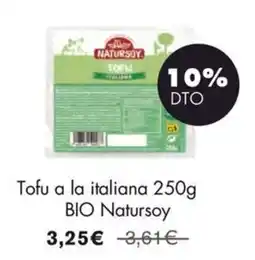 NaturaSí BIO Natursoy tofu a la italiana oferta
