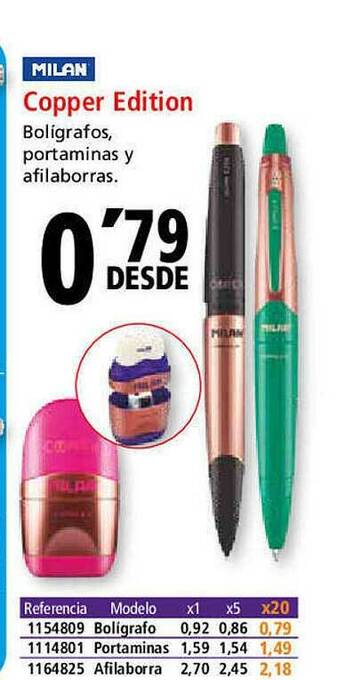 Folder Milan Copper Edition oferta